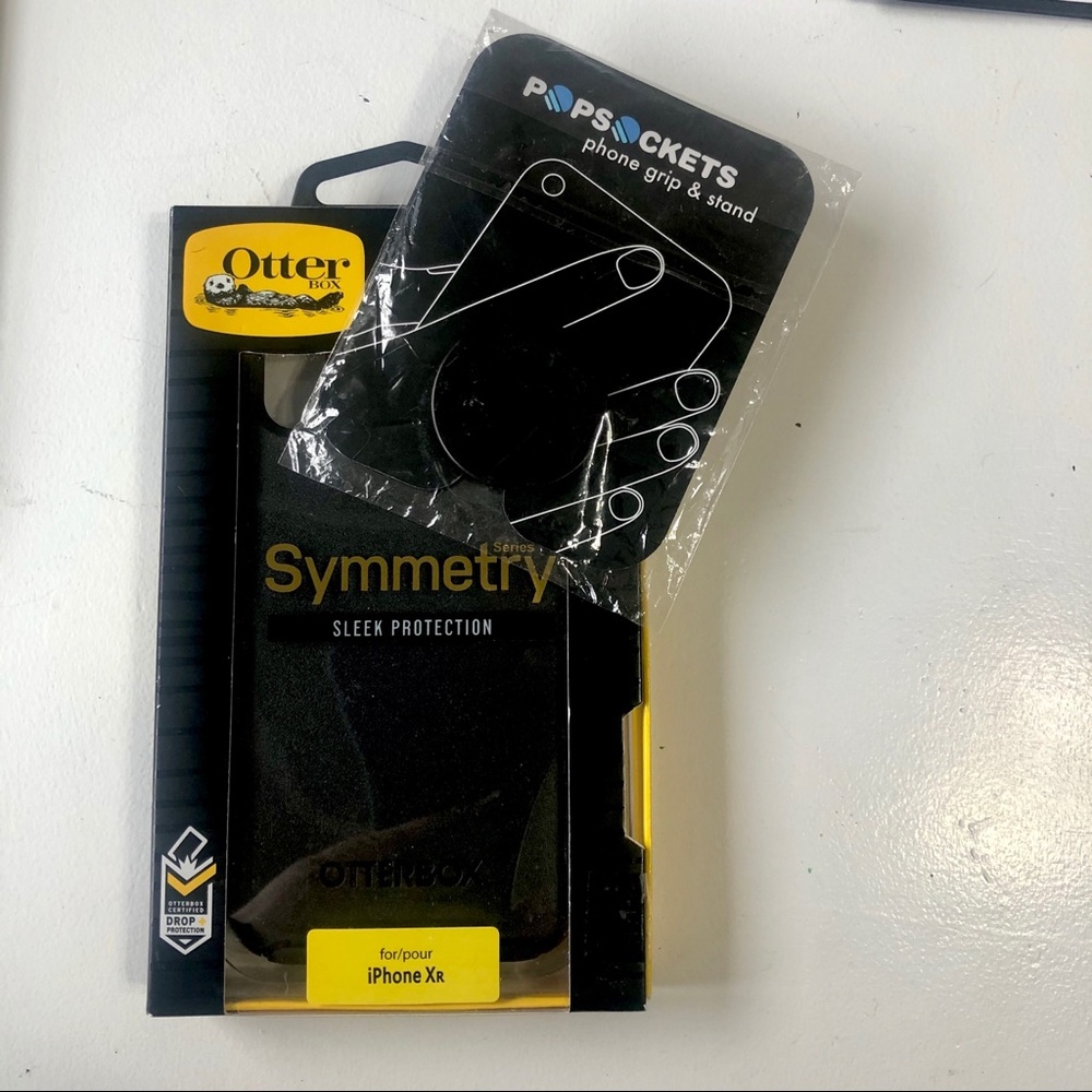 NWT OTTERBOX iPhone XR plus Popsocket